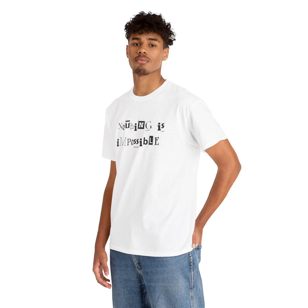 Rien n'est impossible – T-shirt motivant de Jean Miché
