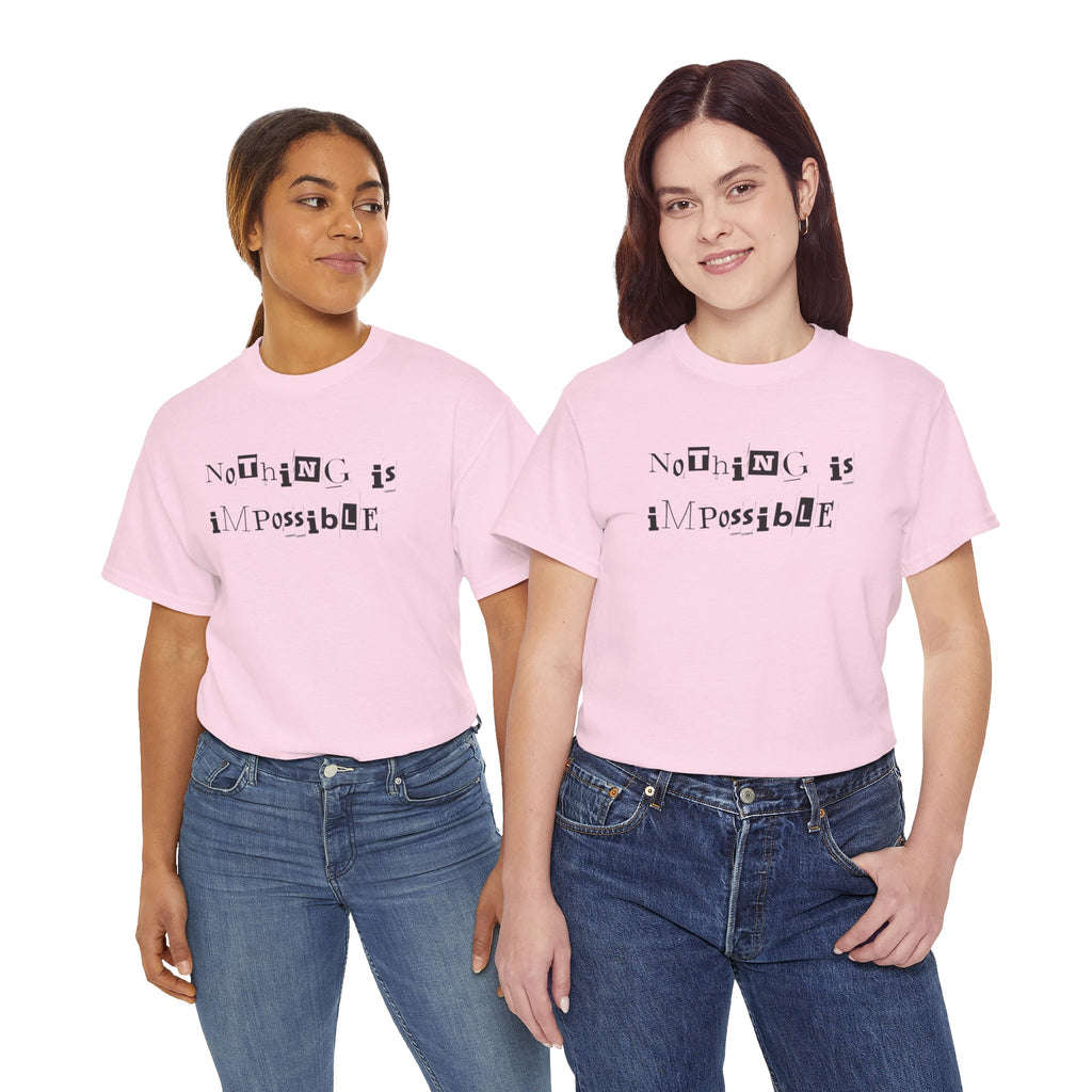 Rien n'est impossible – T-shirt motivant de Jean Miché