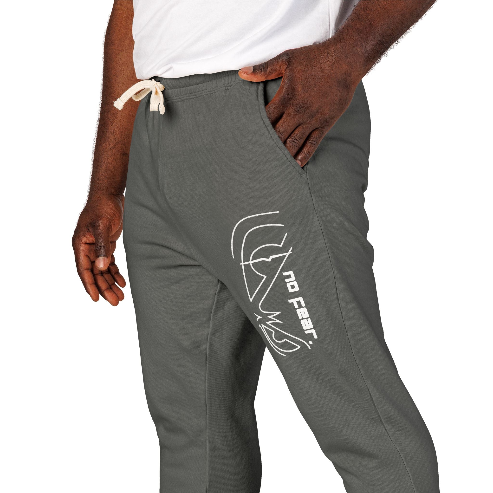 No Fear Fleece Sweatpants — Motivational Casual Joggers
