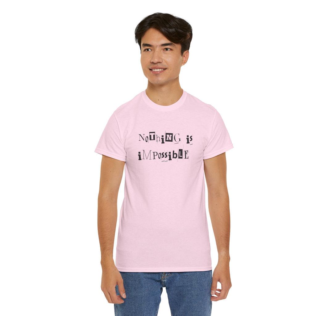 Rien n'est impossible – T-shirt motivant de Jean Miché