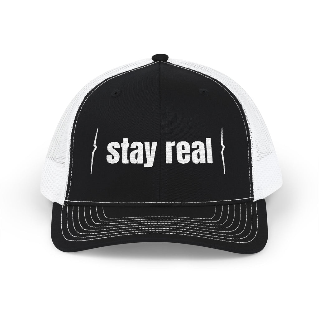 Jean Miche Snapback  Stay Sharp, Stay Real (Embroidery)