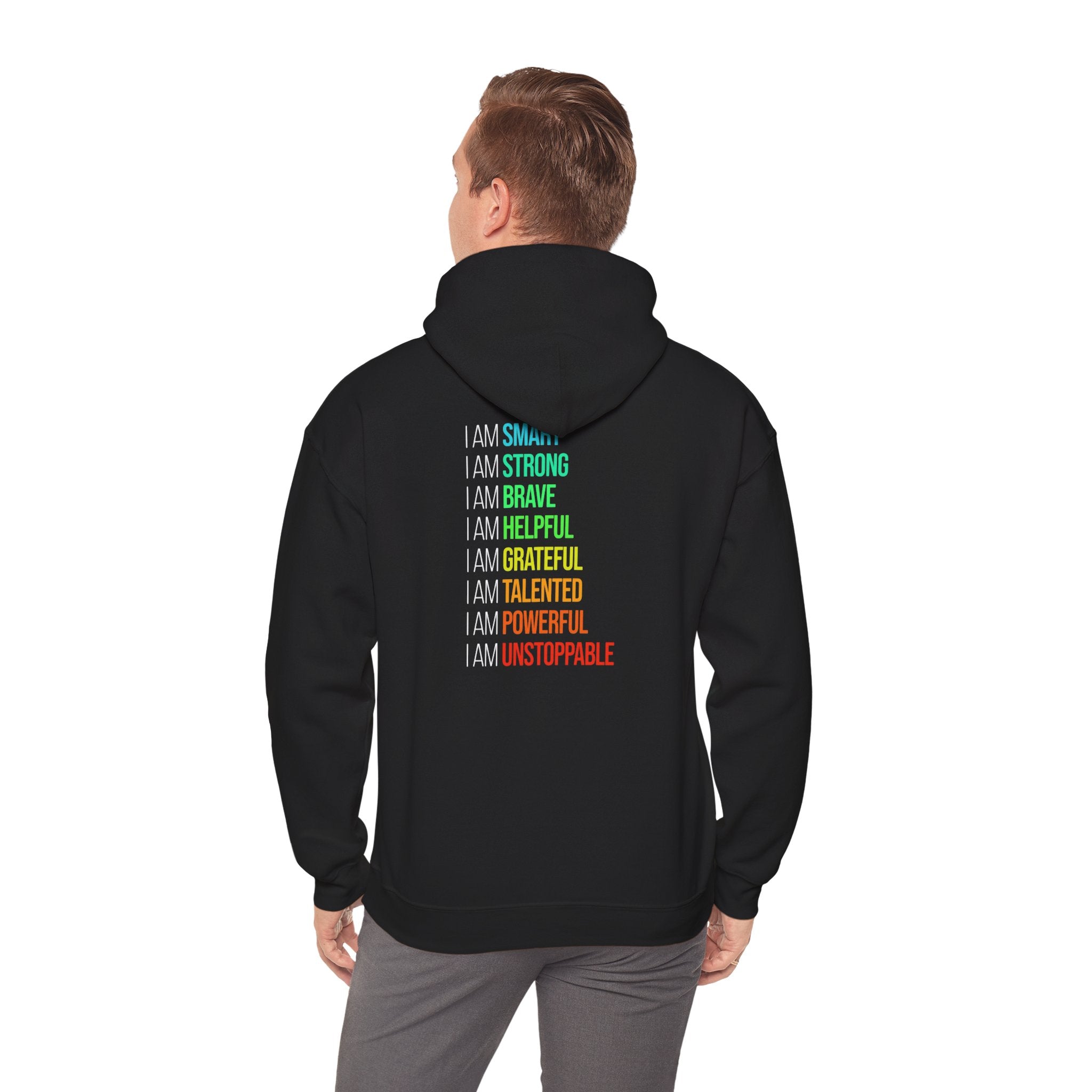 Empowering Unisex Hooded Sweatshirt - Unstoppable Affirmations, Cozy Layer for Self-Care, Perfect Gift for Motivation, Inspirational [...]