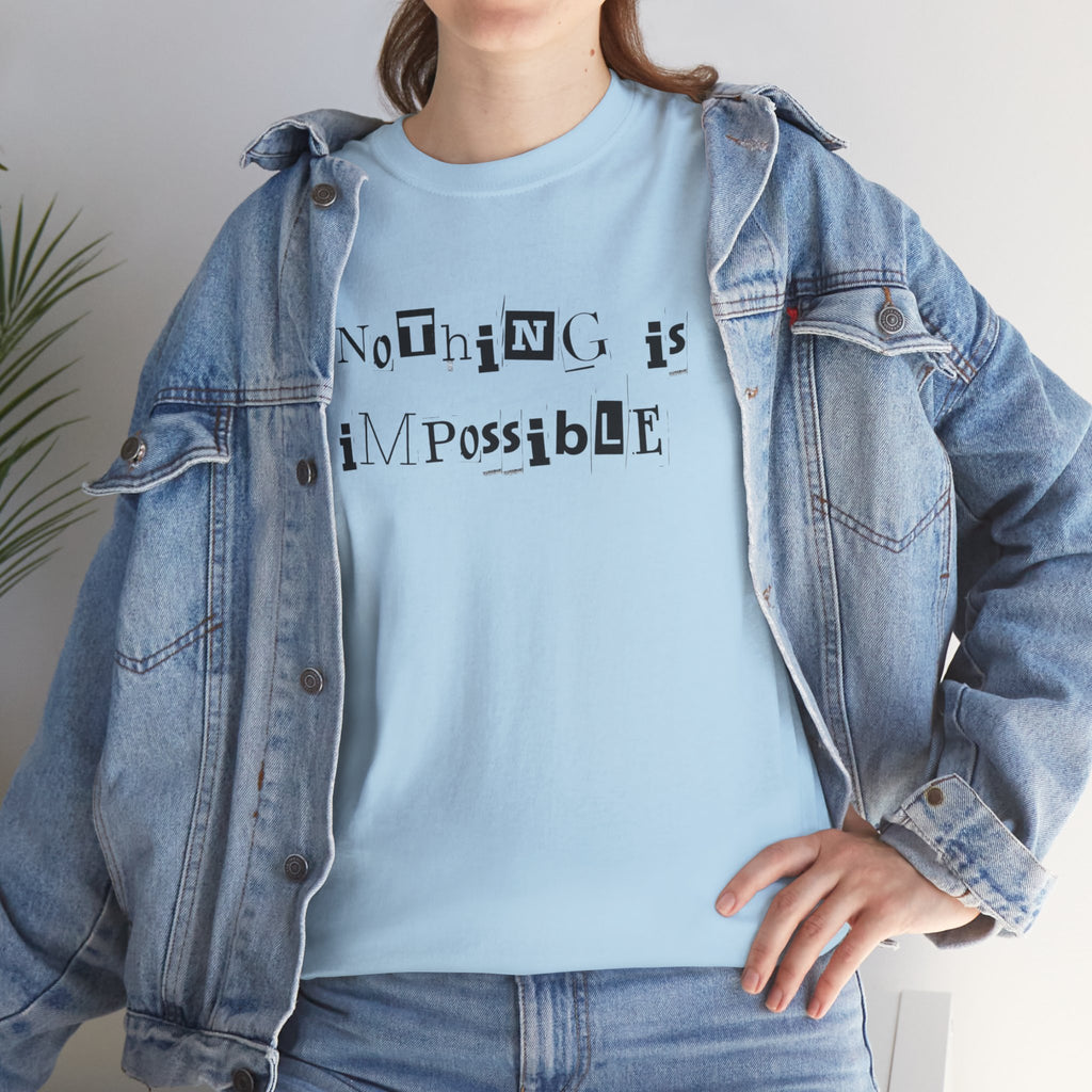 Rien n'est impossible – T-shirt motivant de Jean Miché