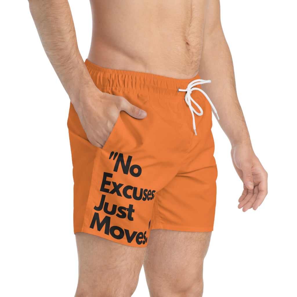 No Excuses. Just Moves.  Jean Miché Swim Trunks(AOP)