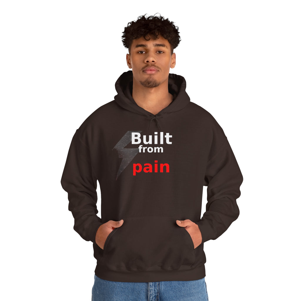 Built from Pain Mindset Streetwear Hoodie