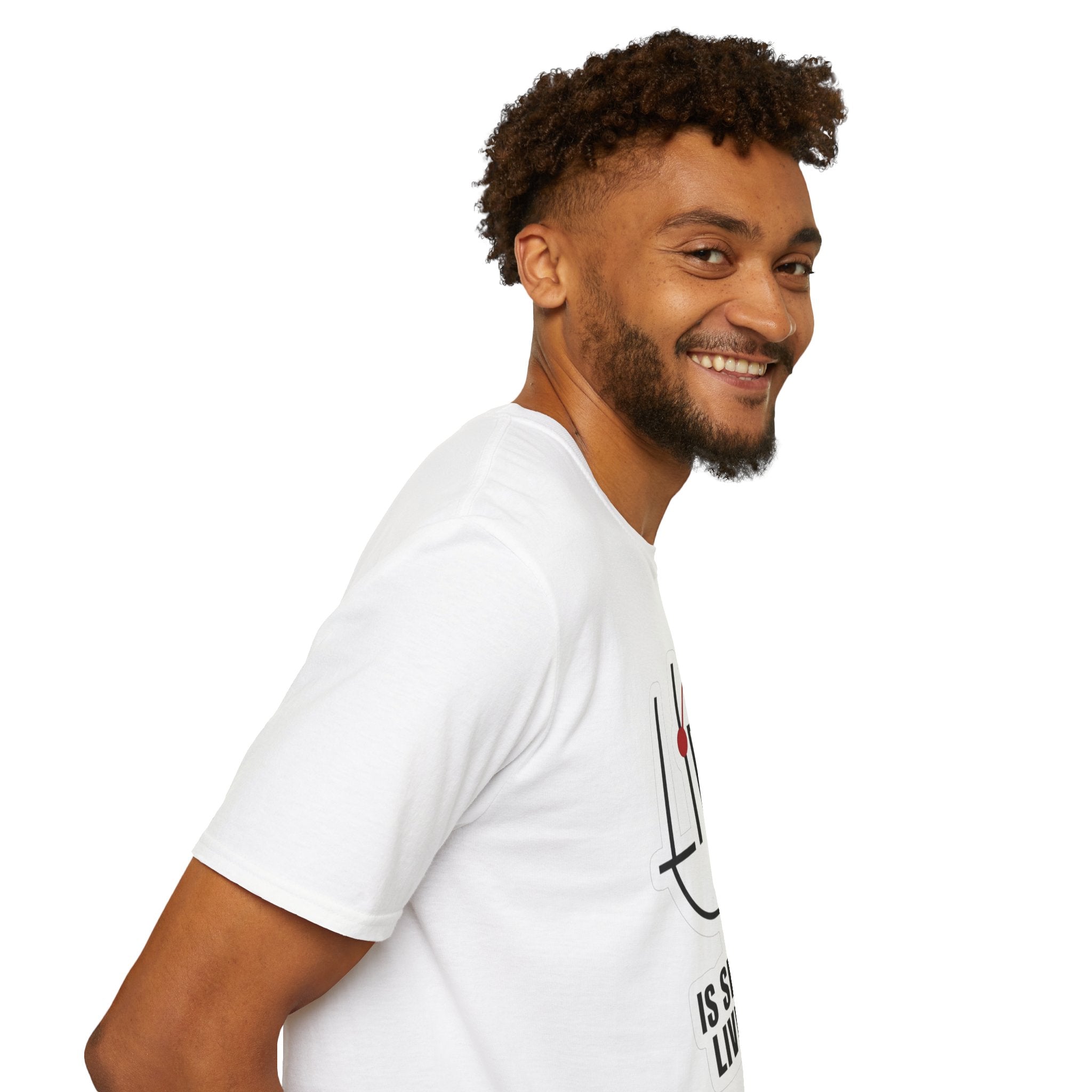 Life Is Short Unisex T-Shirt, Motivational Tee, Inspirational Shirt, Gift for Friends, Casual Wear, Everyday Essential