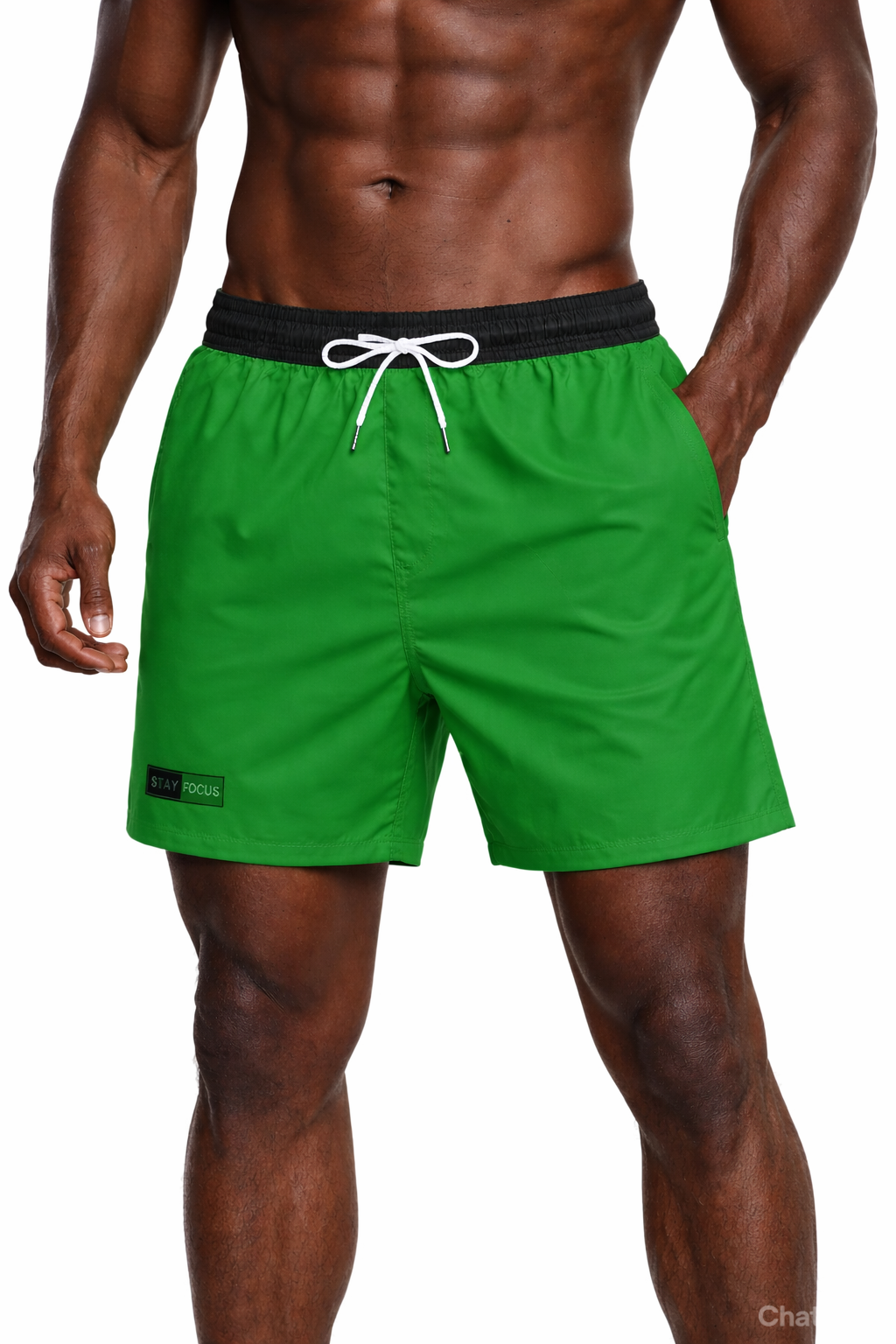 “Energy in Motion – Green Performance Swim Shorts”