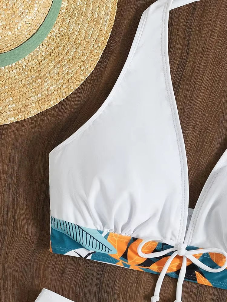 Sexy Backless Bikini – High-Waisted Swimwe